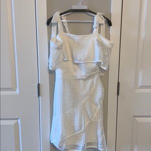 Off shoulder lace dress